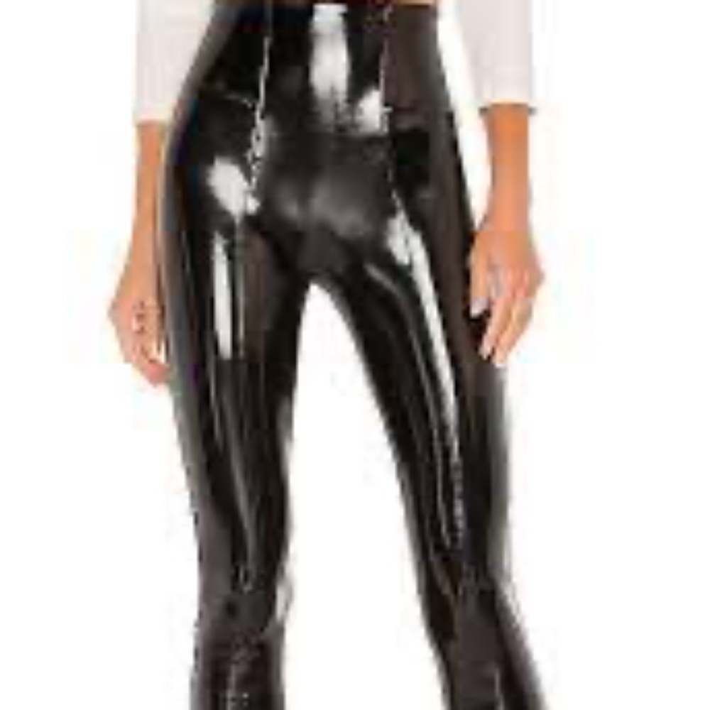 SPANX Shiny Black Leggings